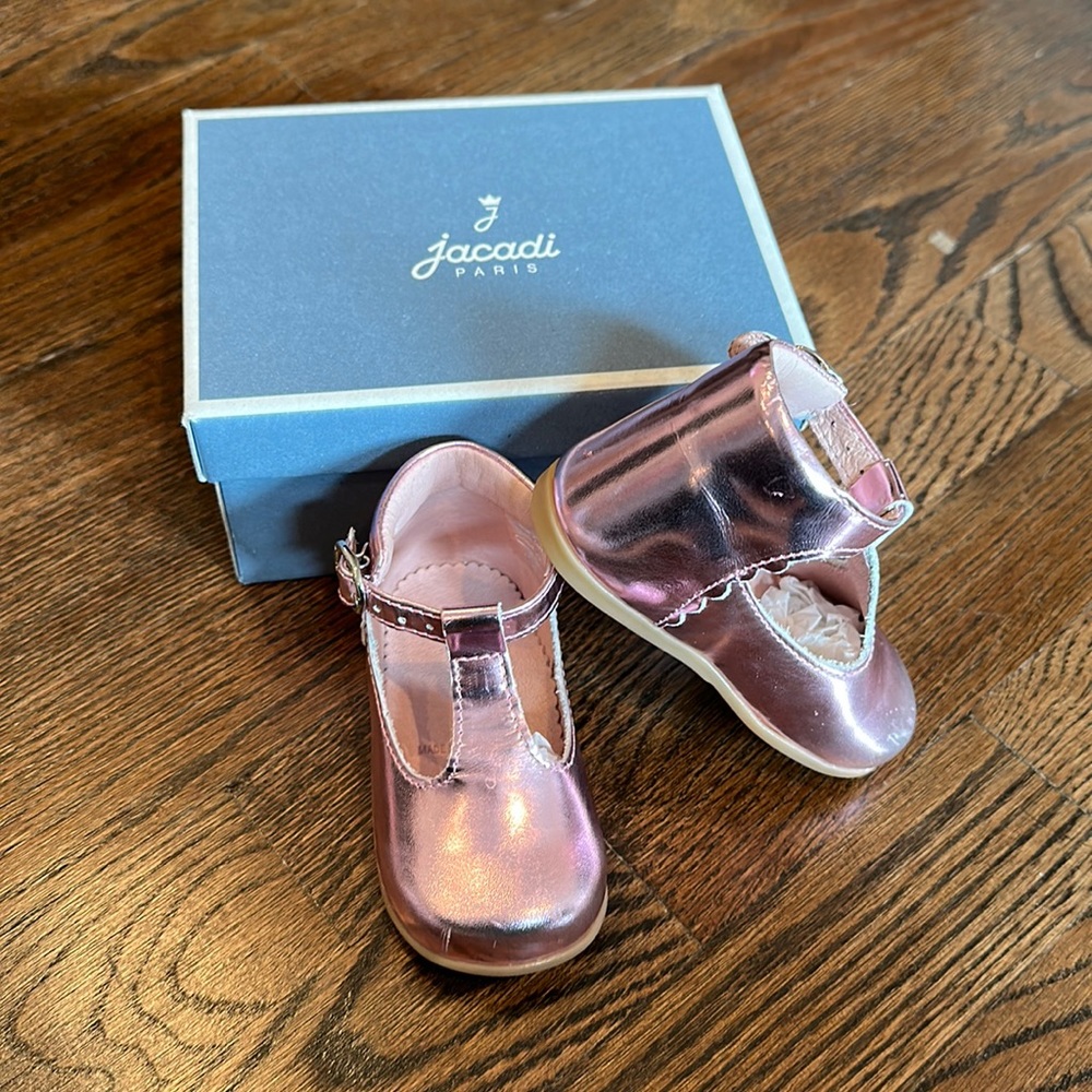 Jacadi Bobine shoes in Miroir Rose size 19